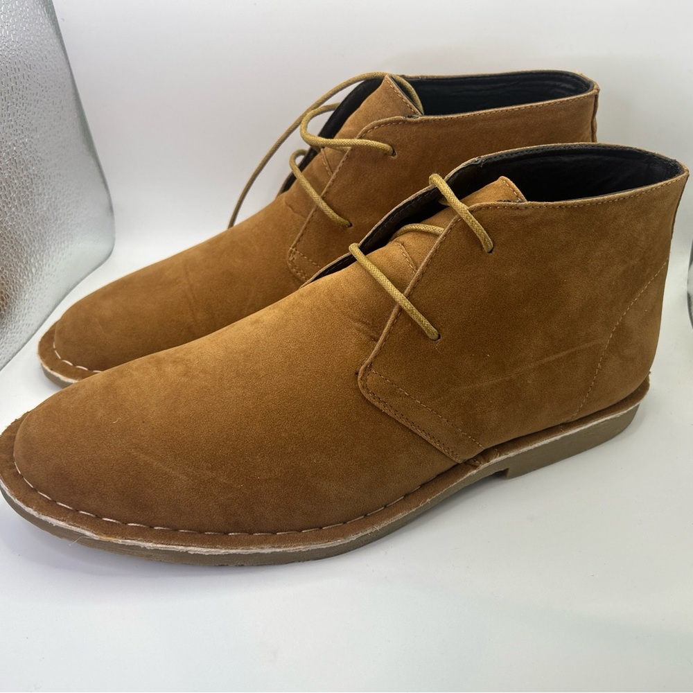 ASOS Design Jack & Jones  Mens Desert Suede  Casual Boots Tan Size 12
